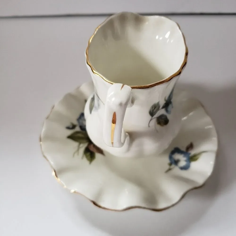 Royal Dover Bone China Creamer & Saucer